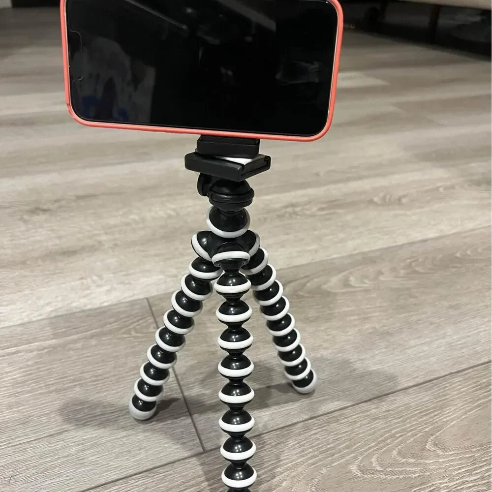 Phone Tripod, Flexible Tripod‎ for iPhone and Android Cell Phone, Portable Small